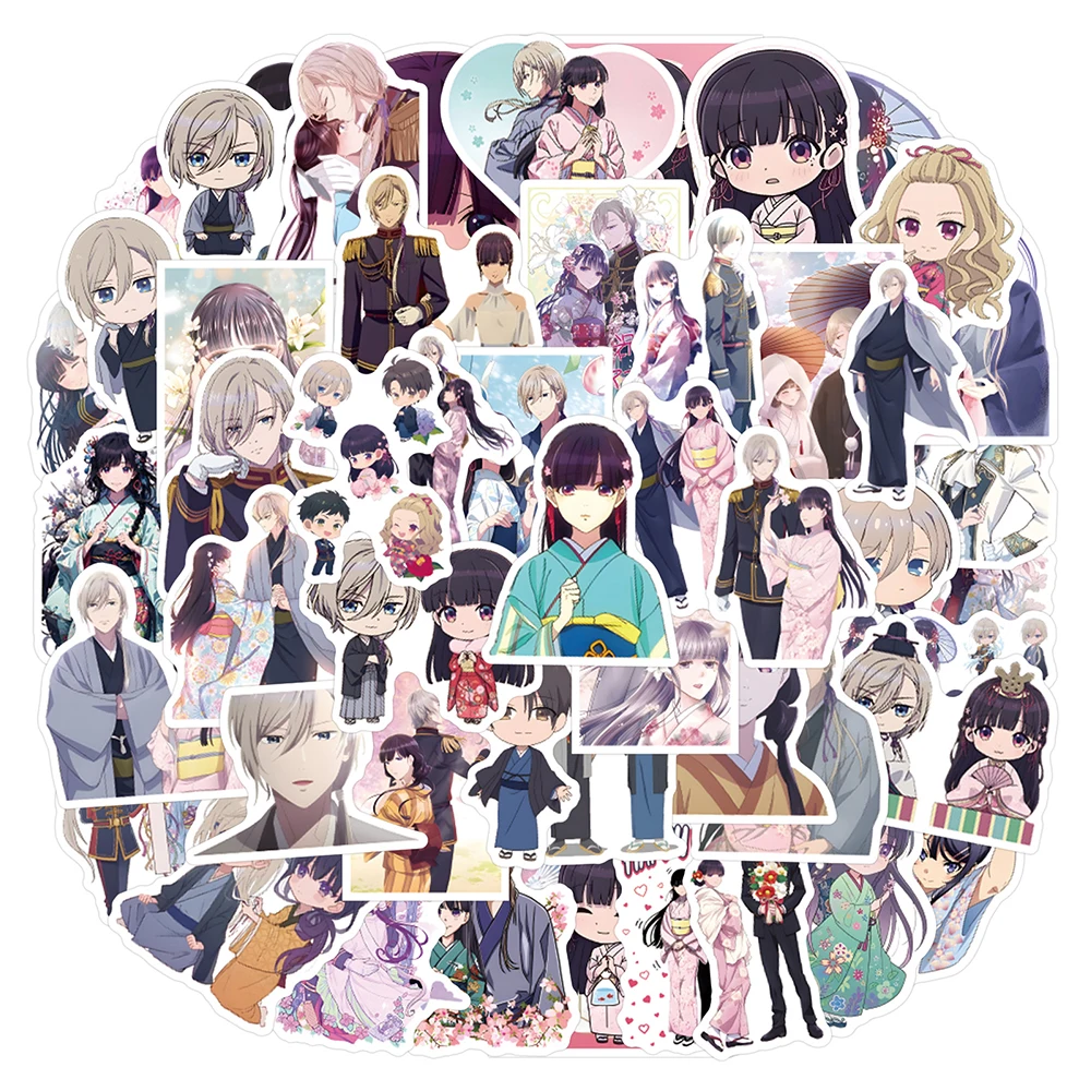 10/30/55 Stück Anime My Happy Marriage Aufkleber Kawaii Saimori Miyo Cartoon Sticker Graffiti Handyhülle Tagebuch Niedliche DIY Sticker Packung