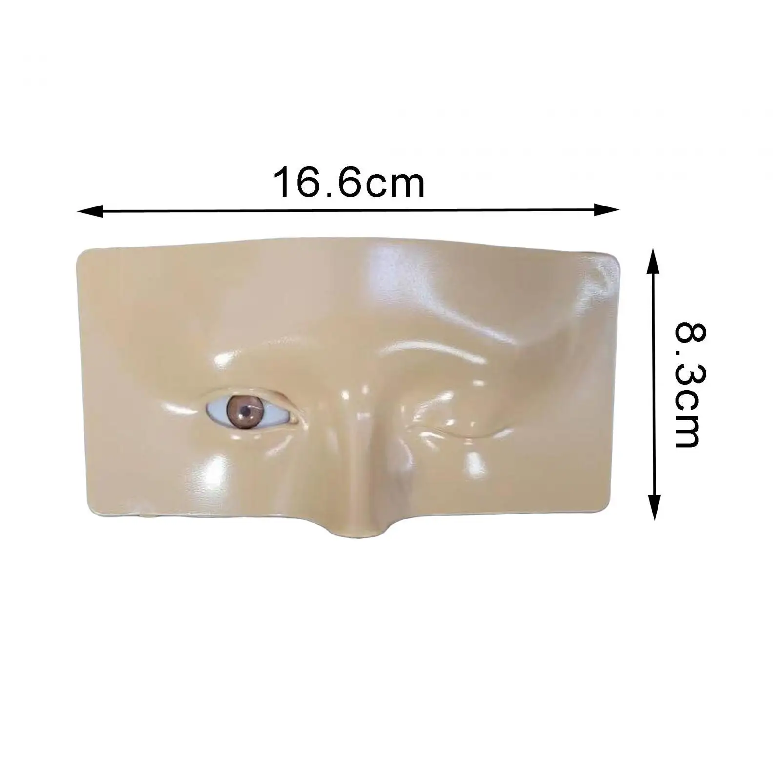 Viso per la pratica del trucco degli occhi 16,6x8,3 cm per truccatori di formazione per il trucco