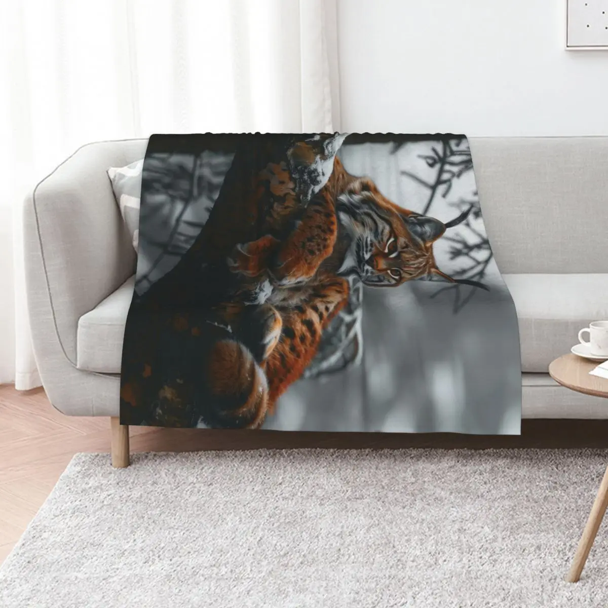 Bobcat [4] - Winter Edition Throw Blanket Decoratives Moving Summer Beddings decorative Soft Beds Travel Blankets