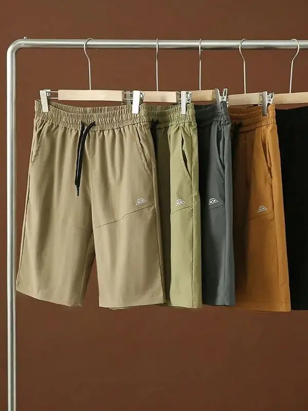 

Quick Dry Breathable Elastic Waist Five Inches Shorts Men's Sports Shorts Summer No Sensation Technology Printing Shorts