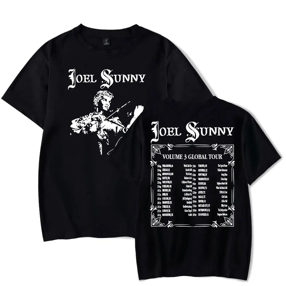 

Joel Sunny T-Shirts Volume 3 Global Tour Merch Man Woman Fashion Short Sleeve Tees O-Neck Tops