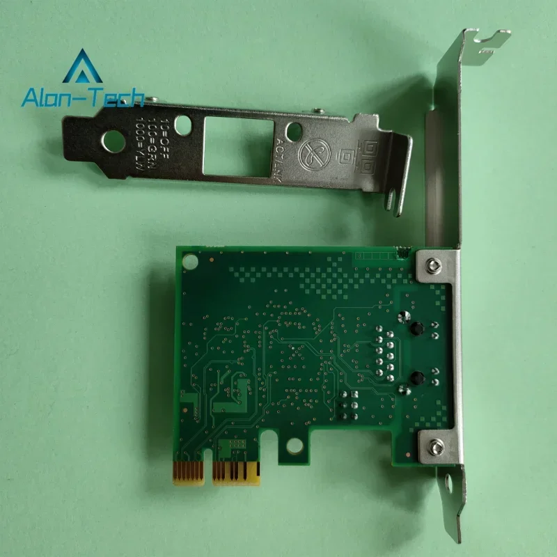 صندوق جديد يحتوي على I210-T1 PCI-E X1 جيجابت خادم منفذ واحد نيك في تل I210AT رقاقة