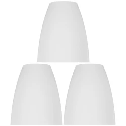 3pcs Classic Style Lamp Shade Floor Lamp Shade Plastic Lamp Cover Decorative Lampshade Replacement Creative Design