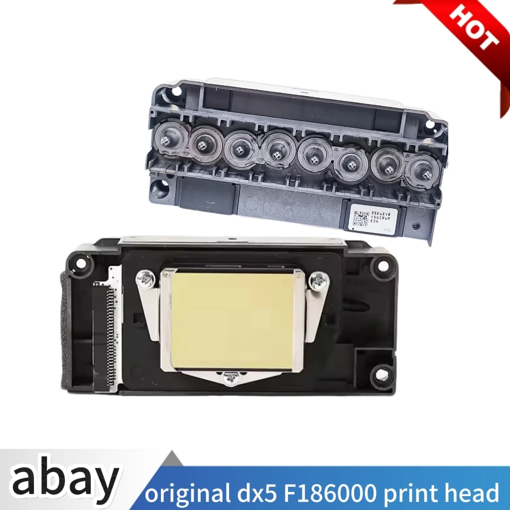 DX5 Printhead F186000 Non-Blocking Solvent Head Inkjet Printer Compatible Models R1900 R2000 R2880 R4880