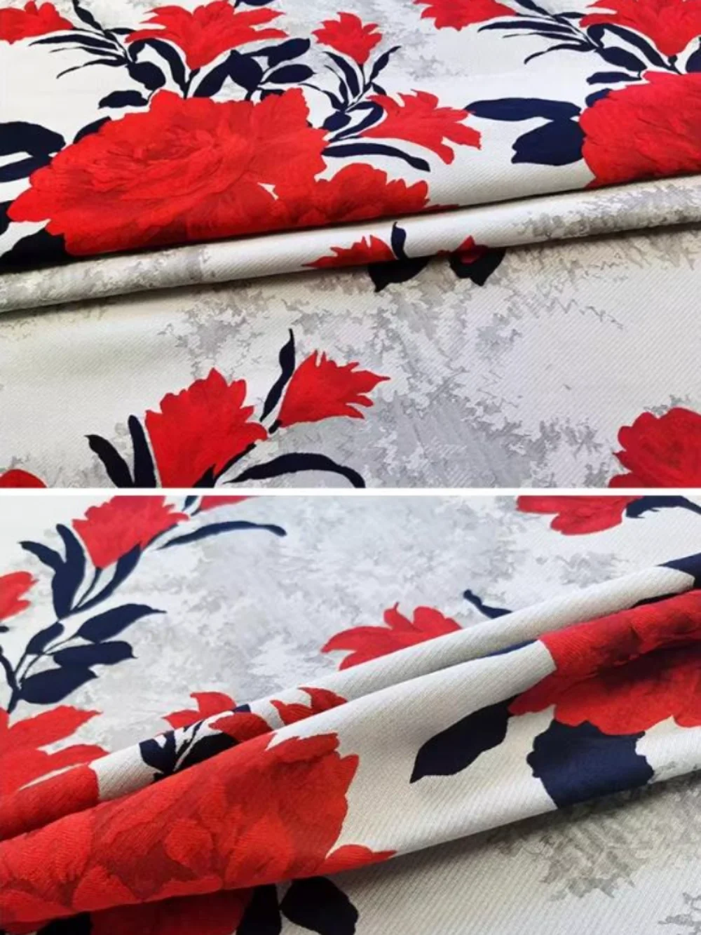 

Jacquard Brocade Fabric Polyester Light Luxury Rose Festive for Dress Women Windbreaker Fashion Cloth by Meter Diy Sew