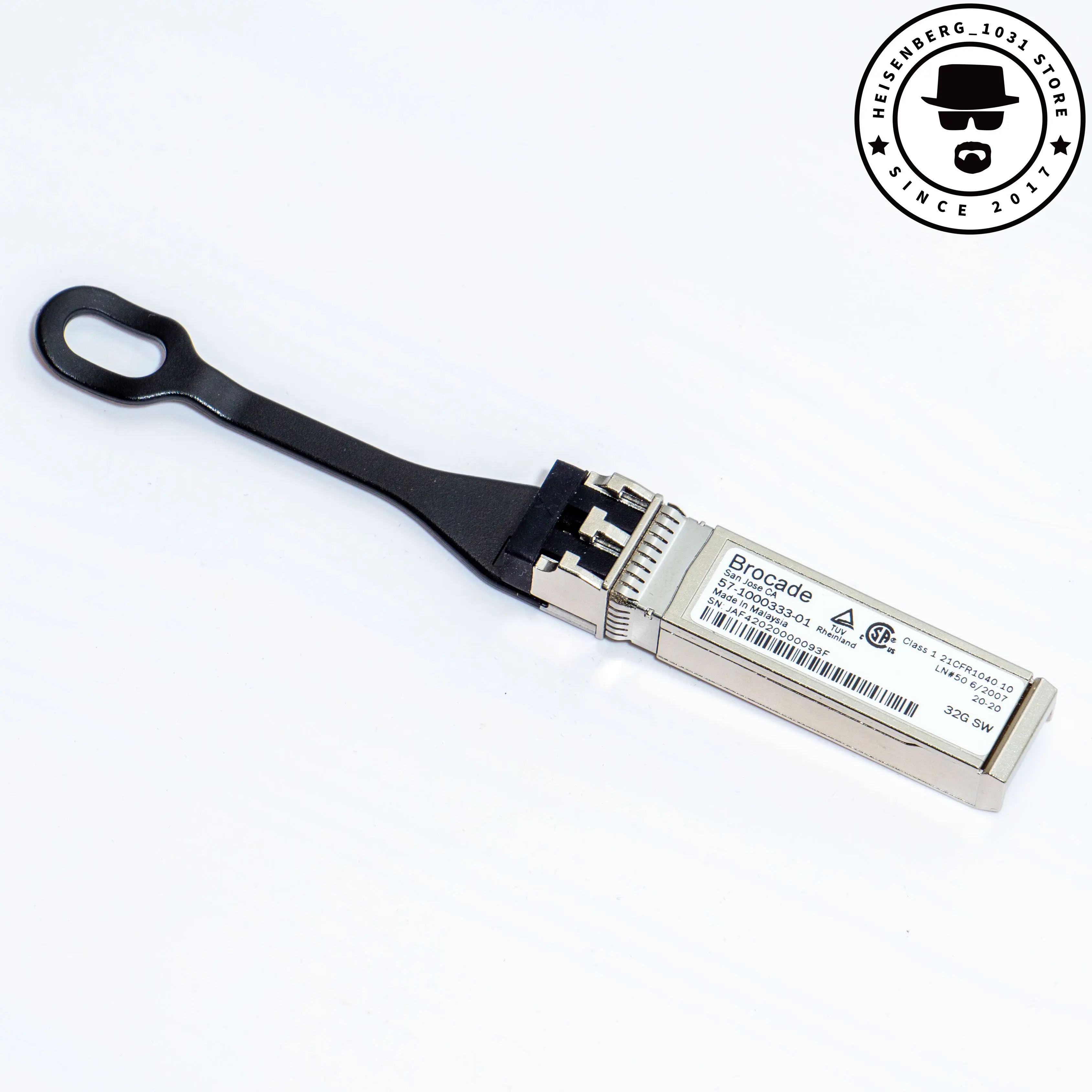 brocado 57100033301 32gb fibra canal 850nm fc san swl sfp mais transceptor finisar 01