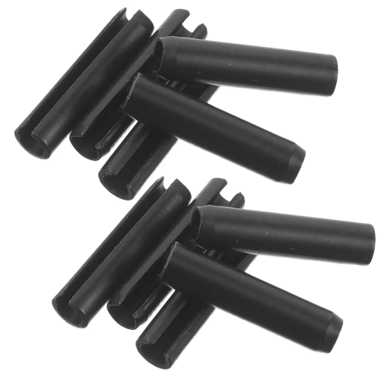 10Pcs Outdoor Awning Slotted Tension Roll Pins Weather-Resistant Spring Steel Fasteners for Retractable Canopy Patio Garden