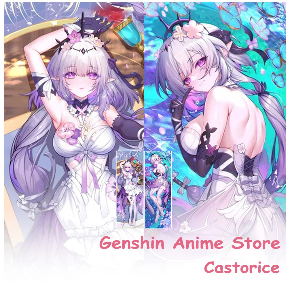 

Game Honkai: Star Rail Castorice Fullbody Dakimakura Cover Cosplay Props Anime Double-Sided Printed Cartoon Otaku Pillow Cover