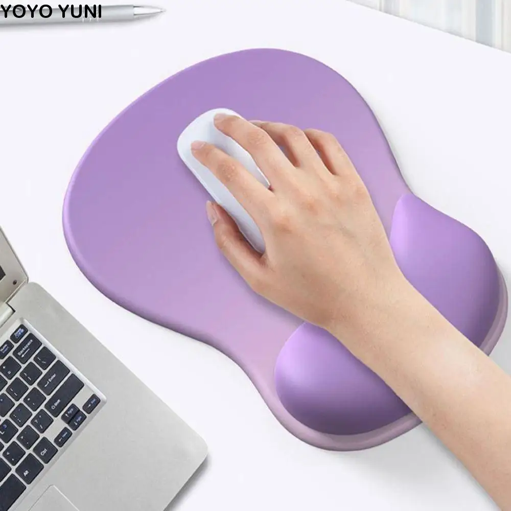 

Convenient Ergonomic Mouse Pad Anti-slip Wrist Guard Computer Wrist Pad Soft Sponge PU Base Hand Support Pad Wrist Rest