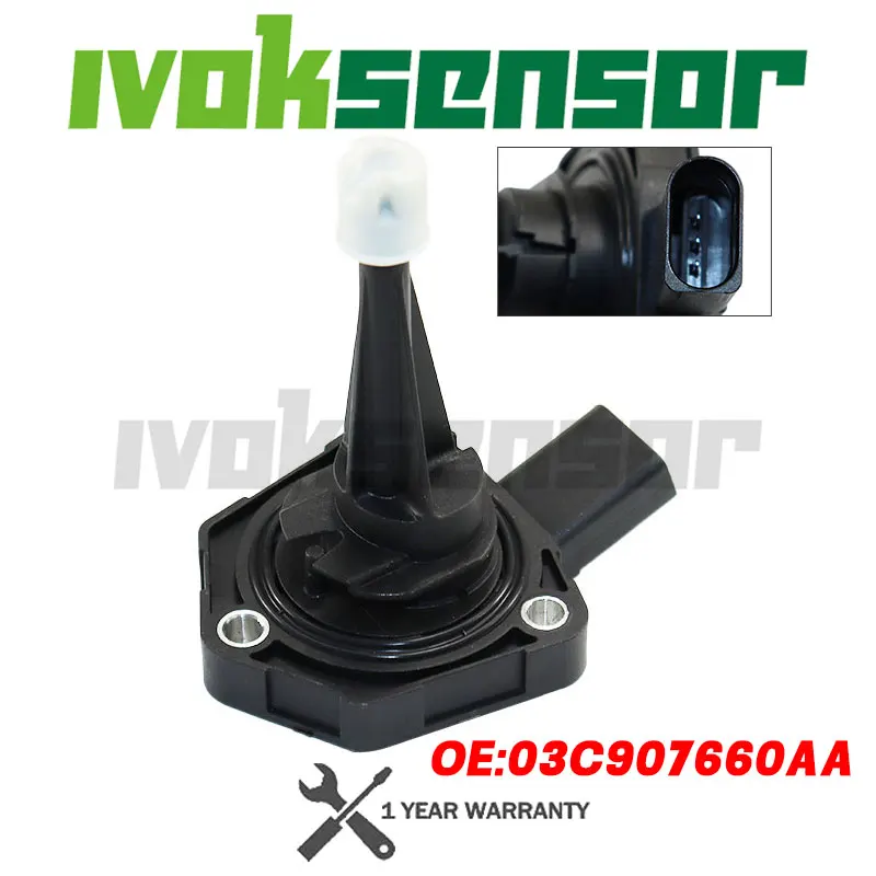 

Engine Oil Level Sensor 03C907660Q 03C907660AA For AUDI A4 Q5 A8 A7 A6 SEAT Ibiza VW Polo Touareg Jetta Beetle 1.8 2.0 2007-2019