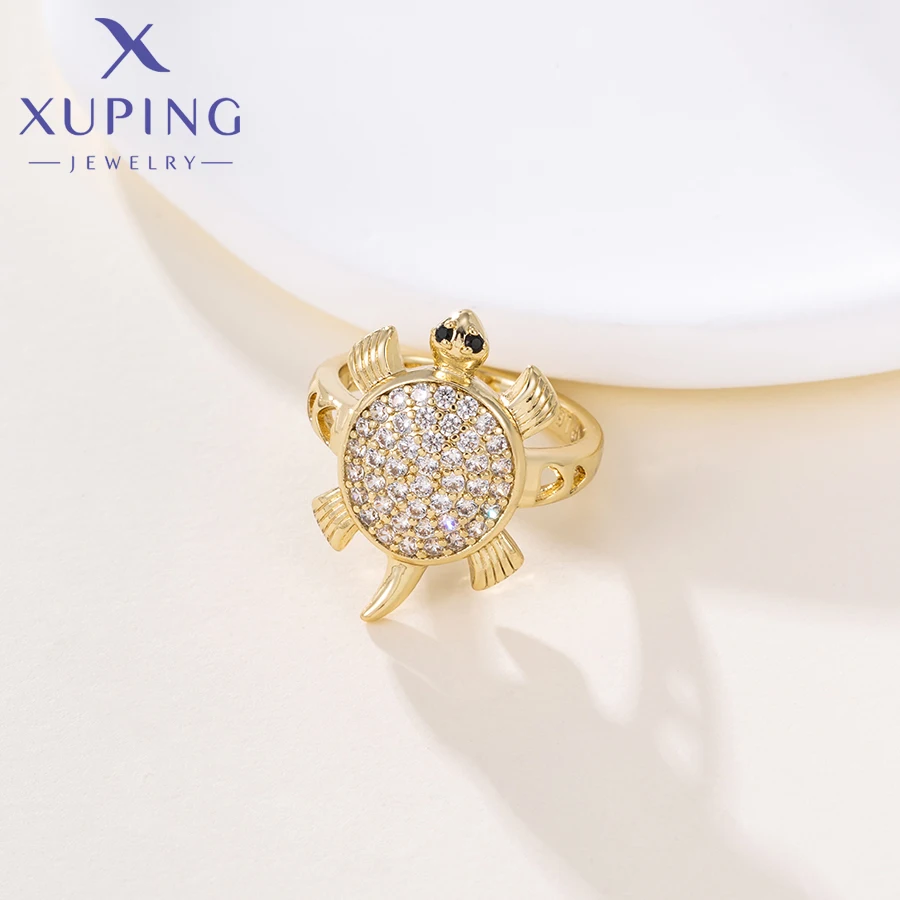 Xuping Jewelry Fashion Eleganter, neu eingetroffener Tierring mit goldfarbener Beschichtung als Partygeschenk X001139144 – Detail 13