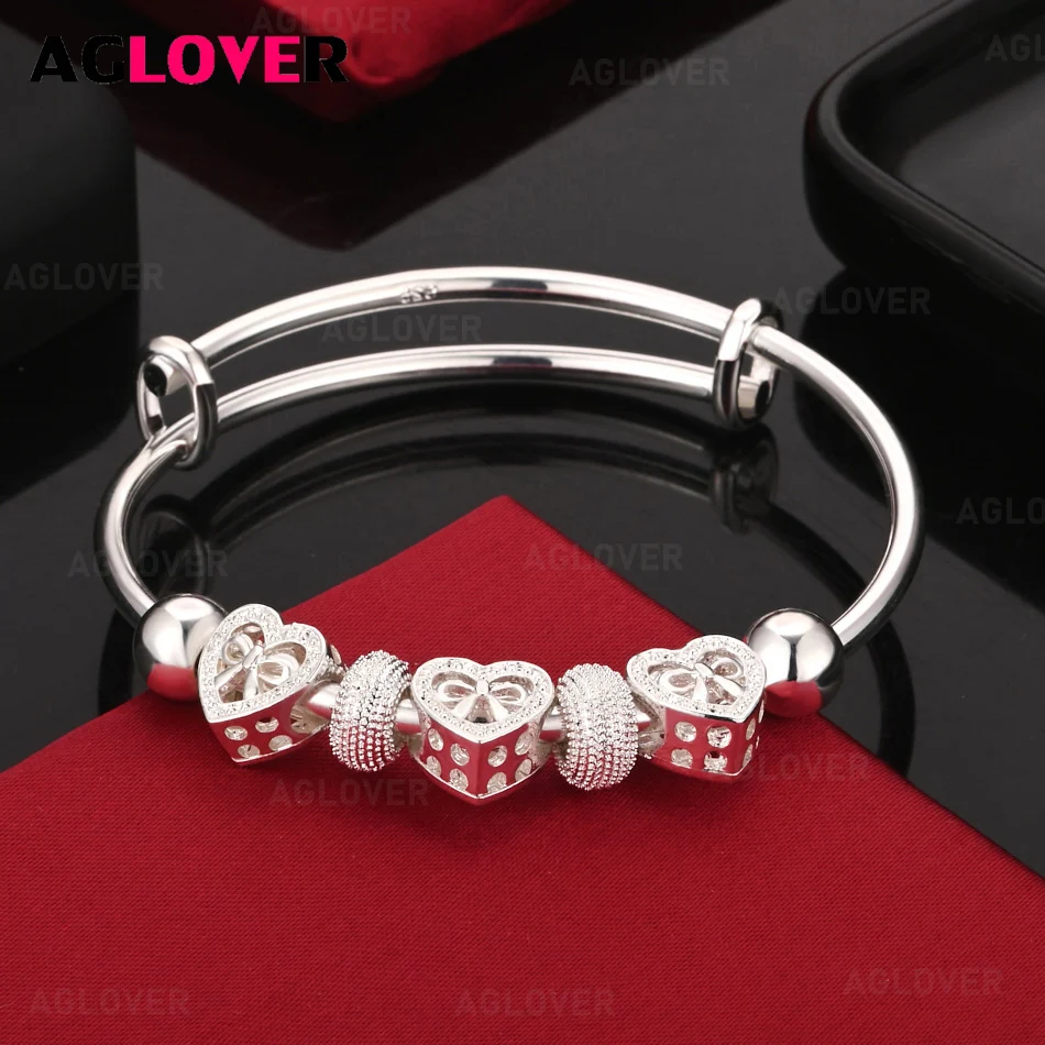

AGLOVER 925 Sterling Silver Dolphin Bay Bracelet Women Noble and Elegant Anniversary Gift Jewelry