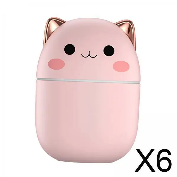 

250 мл домашний увлажнитель воздуха бесшумный распылитель влаги аромадиффузор с красочной атмосферной подсветкой для автомобильного стола