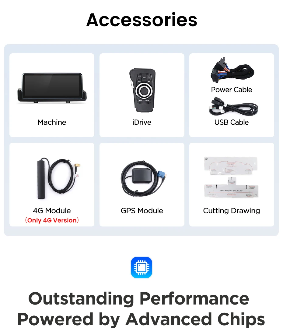 Junsun CarPlay Für Apple Auto Radio Multimedia Für BMW E90 E91 E92 E93 2005-2012 Bluetooth Drahtlose Android auto 4G GPS Stereo – Detail 13