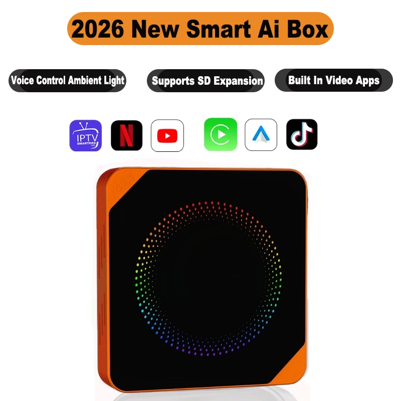 

Адаптер KEBIDUMEI Android 13 Ai Box для беспроводного подключения CarPlay и Android Auto, для Netflix и YouTube, для интеллектуальных автомобильных систем