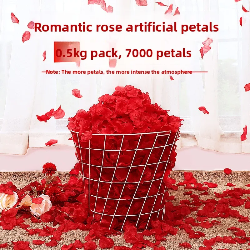 

Набор декоративных лепестков роз для романтического предложения руки и сердца, красные искусственные лепестки для украшения на день рождения, свадьбу, декора комнаты для невесты