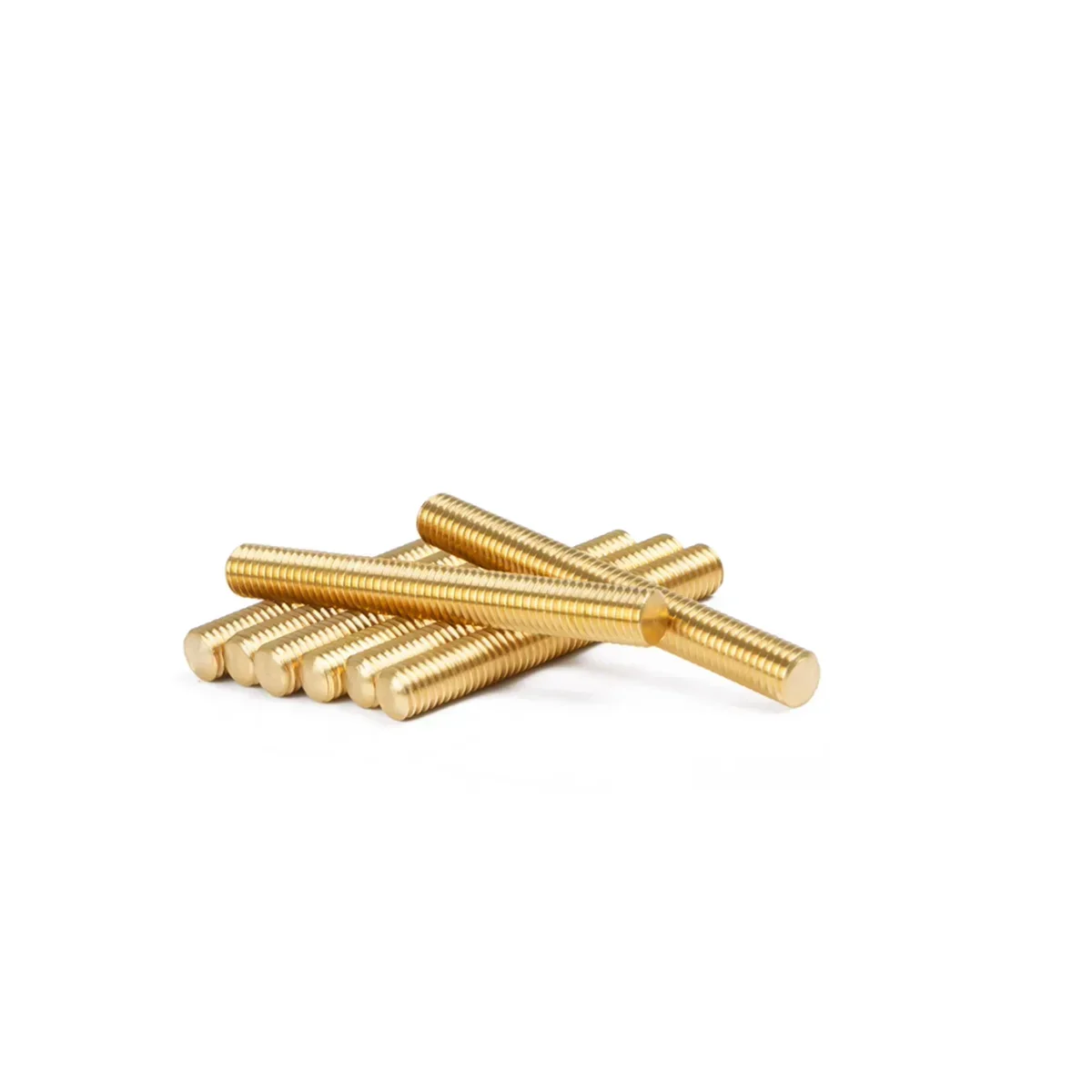 Brass Full Tooth Screw / Copper Straight Thread Screw Double Head Screw / Copper Tooth Bar Tooth Rod M8M10