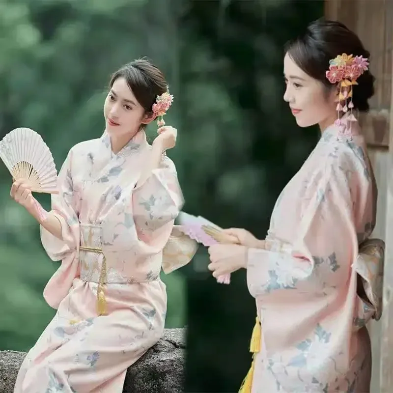 Kimono donna tradizionale giapponese yukata haori kimono cosplay camicetta abito femminile estate moda fotografia vestiti vestito da festa