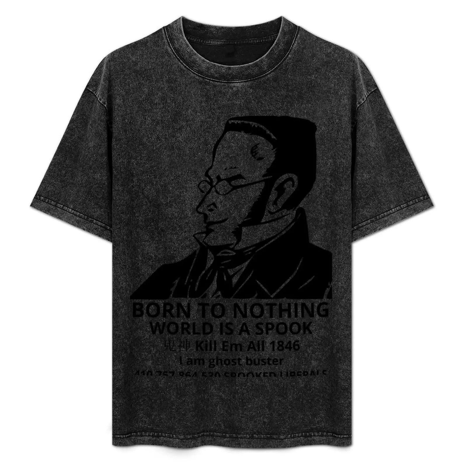 

WORLD IS A SPOOK T-Shirt anime luxury t-shirt sports fans funny meme t-shirts plain t shirts men