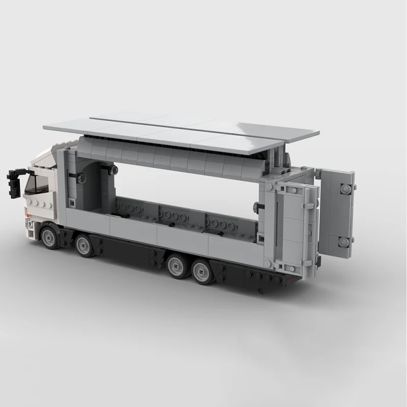 Urban Truck Modell Moc Bausteine Fusang Wing Truck Modell Technologie Modulare Blöcke Geschenke Weihnachten Spielzeug DlY Sets Montage