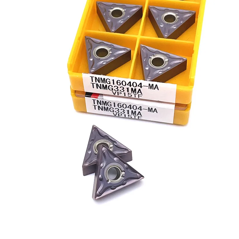 Imagem -02 - Carbide Insert External Turning Tools Lathe Cutter Peças de Aço Inoxidável Tnmg160404 Tnmg160408 ma Vp15tf Ue6020 Us735