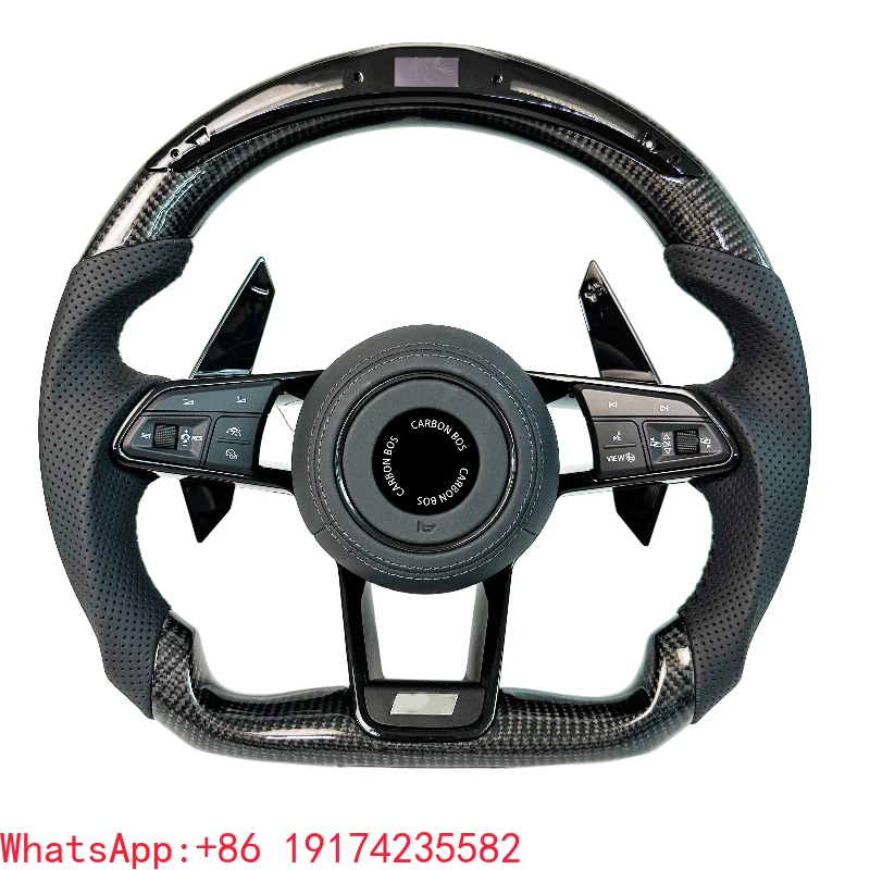

Suitable for Volkswagen Golf MK5 MK6 MK7 MK8 GTI R8 TT Old Model Can Be Upgraded to New Model Carbon Fiber Sports Steering Wheel