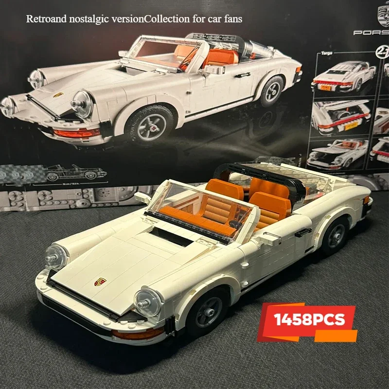 1458PCS Technical Retro Car Model Building Blocks Set 2in1 Race Classic Model Kit for Adults and Teens Toys festivalGifts