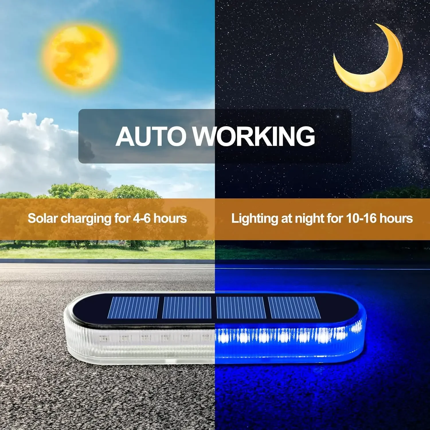 LED أضواء للأرضيات الشمسية أضواء لدرجات السلم في الهواء الطلق IP68 مقاوم للماء ضوء الشمس مع عدسة مكافحة سرقة تصميم إضاءة ديكوريّة لسطح الحديقة