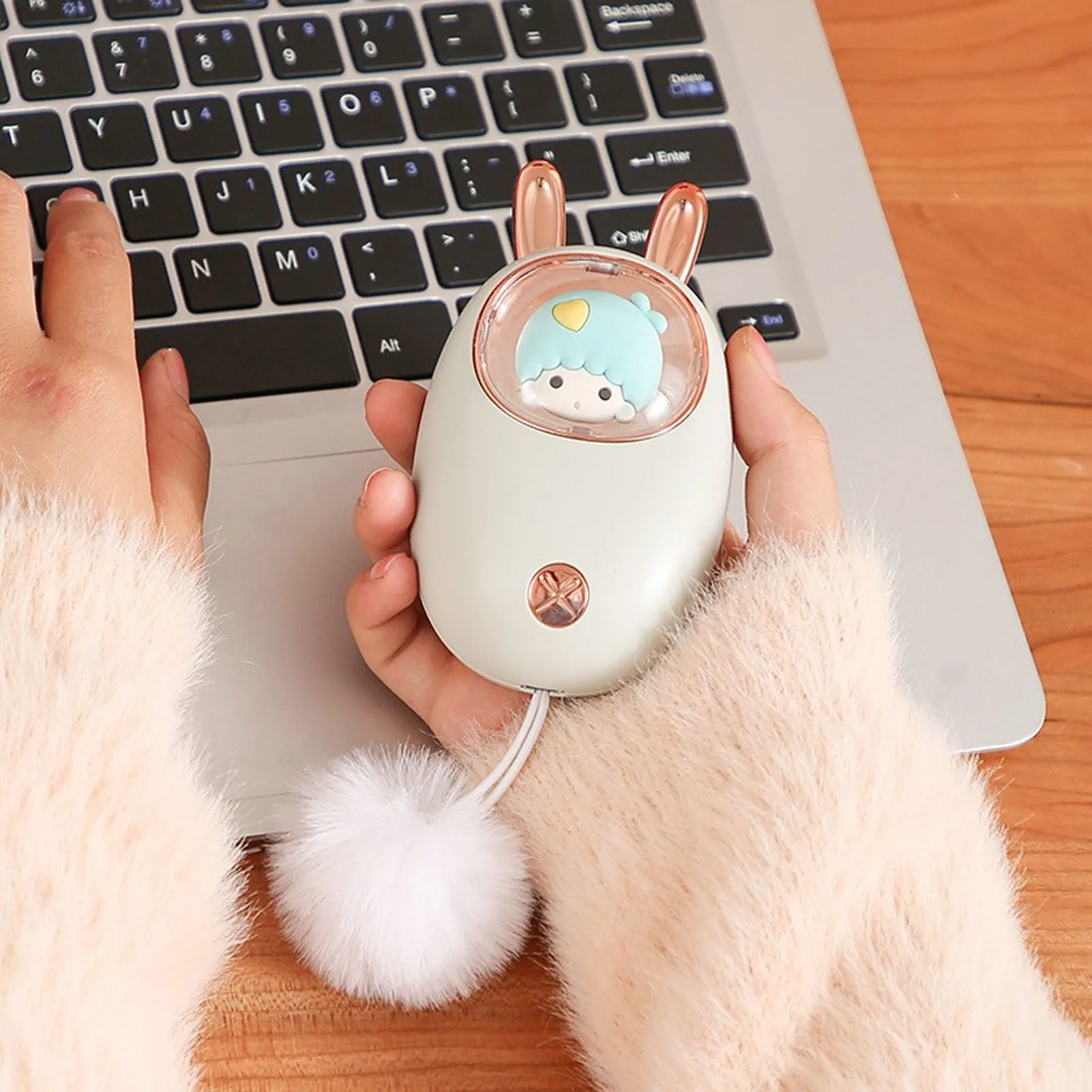 Electric Hand Heater Hand Warmer Hand Warmer USB Charging Fast Heating 2 Gears Temperature Adjustable Electric Hand Heater 5V 5W