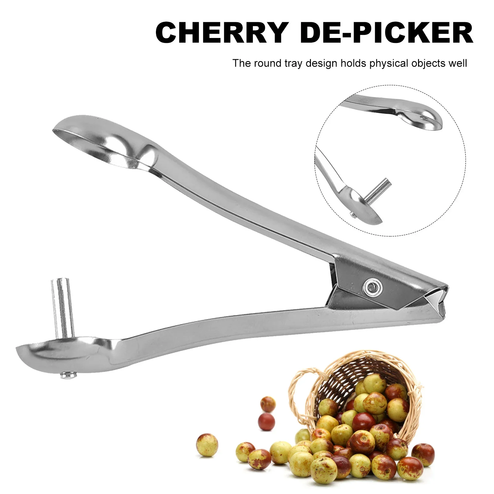 Creative Nutcracker Metal Aluminum Cherry Pitters Olives Pitter Pits Easy Removal Core Squeeze Clamp Seeder Kitchen Tools