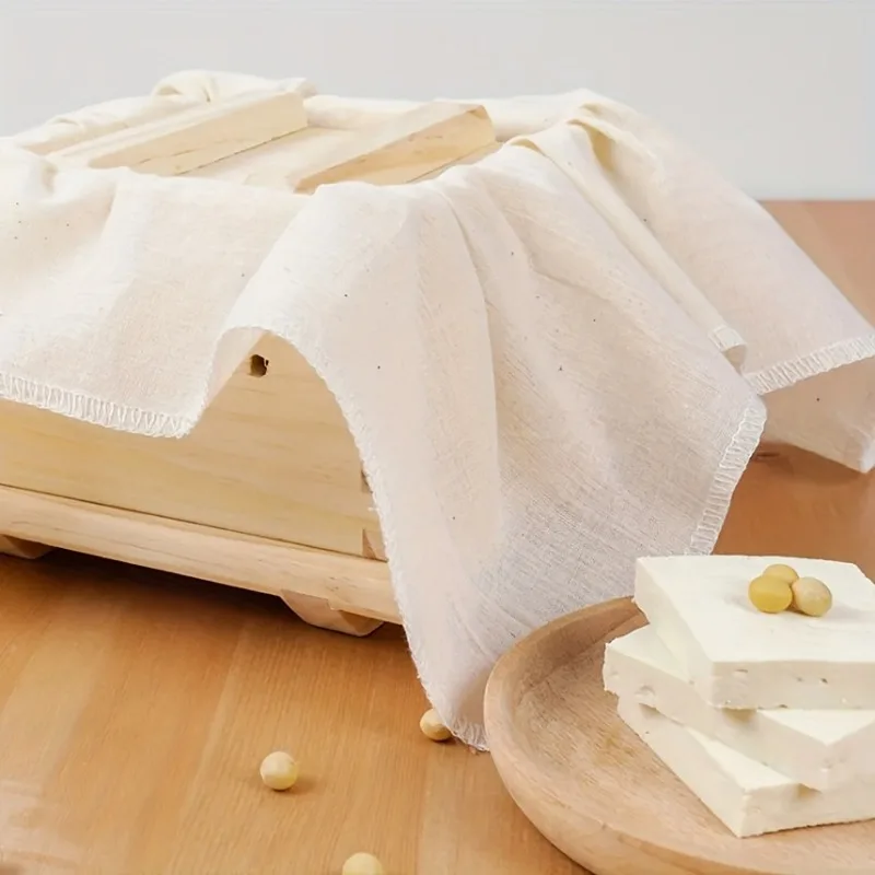 Cheesecloth, Fabric Cheese Cloths, Cheesecloth for Straining, Unbleached Fabric Milk Strainer, Reusable Muslin Cloth