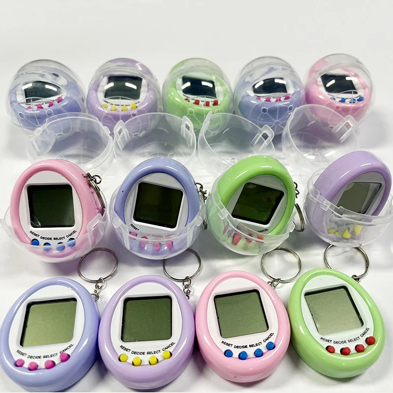 1PCS Novelty Funny Relaxing Toy Tamagotchi Electronic Pets Surprise Egg Capsule Egg Ball Model Puppets Toys for Kids Children