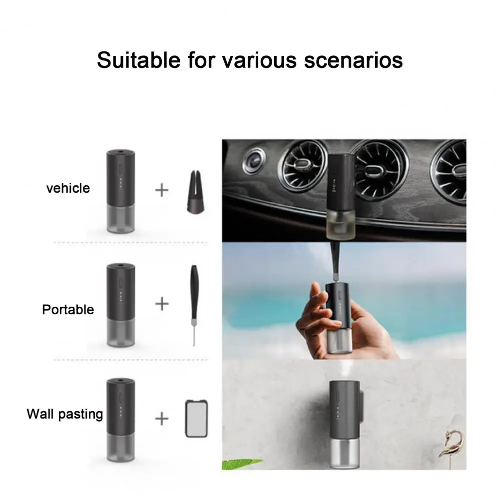 Car Supplies Universal Clip-on Car Aromatherapy Essential Oil Diffuser Auto On/off Easy Installation for Air Decor Car Fragrance