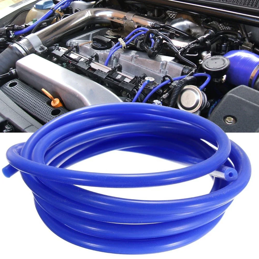 Universal 6mmx11mm Auto Car Vacuum Silicone Hose Racing Line Pipe Tube Blue Red Green Yellow Orange 1-50 Meter