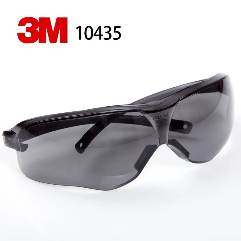 3M 10435 SafetyGoggles Glasses Anti-UV Sunglasses Anti-Fog Shock Proof Anti-Dust Goggles Work Sport Protective Eyewear Grey