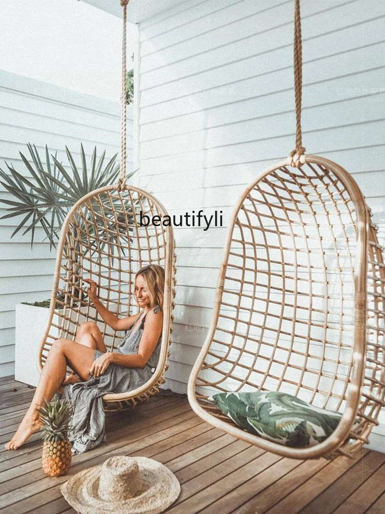 Balcony Swing Glider Indoor Home Outdoor Cradle Outdoor Hanging Basket Outdoor Waterproof Hanging Bird's Nest Hanging Basket