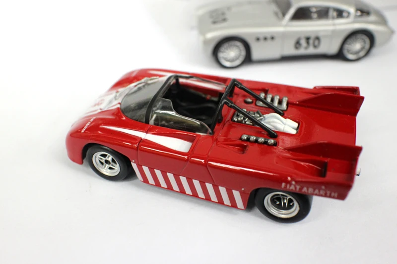 Modèle de voiture de course moulé sous pression pour cadeau de collection, Fiat Abarth 1/43 SE022 3000, jouets, nouveau, 1971