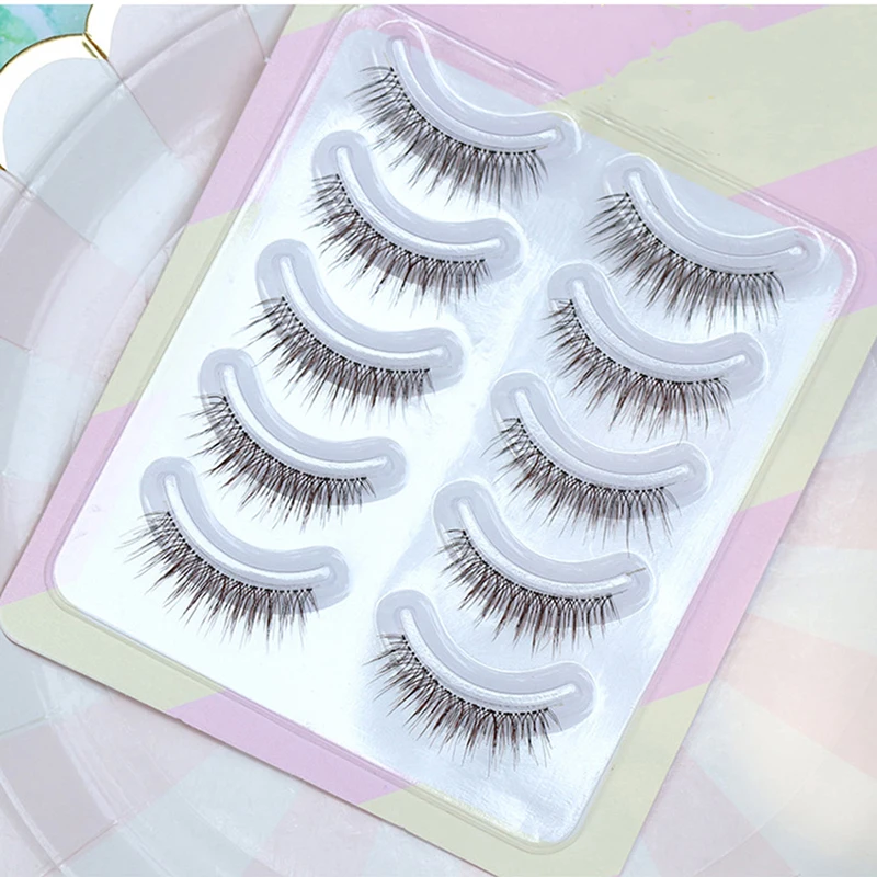 1 set Lange Dicke Falschen Wimpern Natürliche Gefälschte Wimpern Verlängerung Werkzeuge Schwarz Gefälschte Wimpern für Mädchen Augen Make-Up werkzeuge