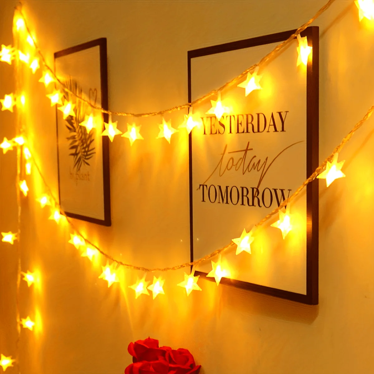 

LED Starry Fairy Lights Battery Operated - Warm White for Bedroom, Wedding, Party & Outdoor Decor