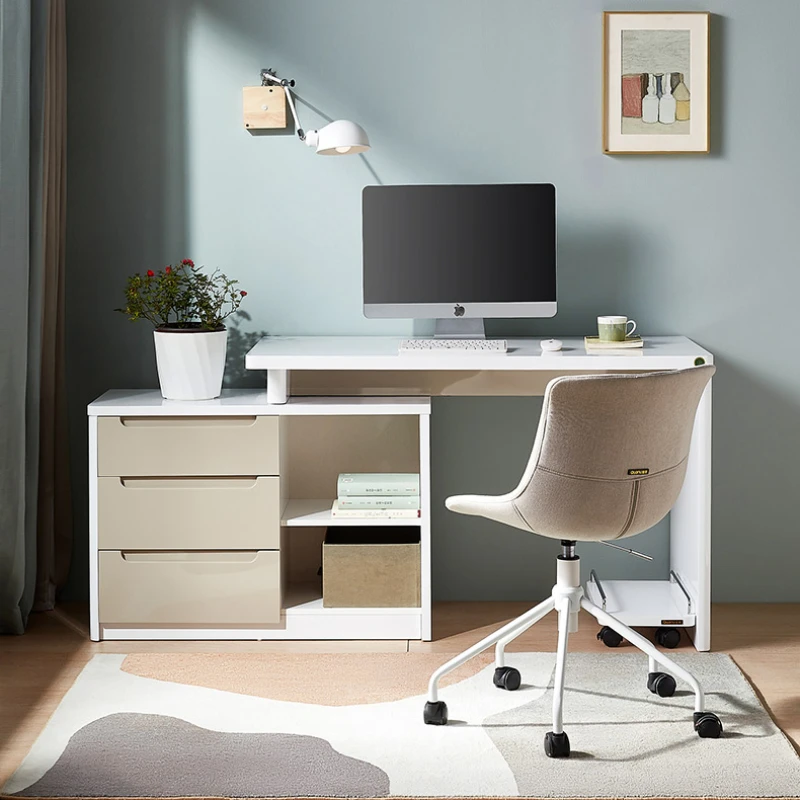 

Computer Table Office Desks Home Storage Write Study Office Desks Simplicity Drawers Escritorio Ordenador Work Furniture QF50OD