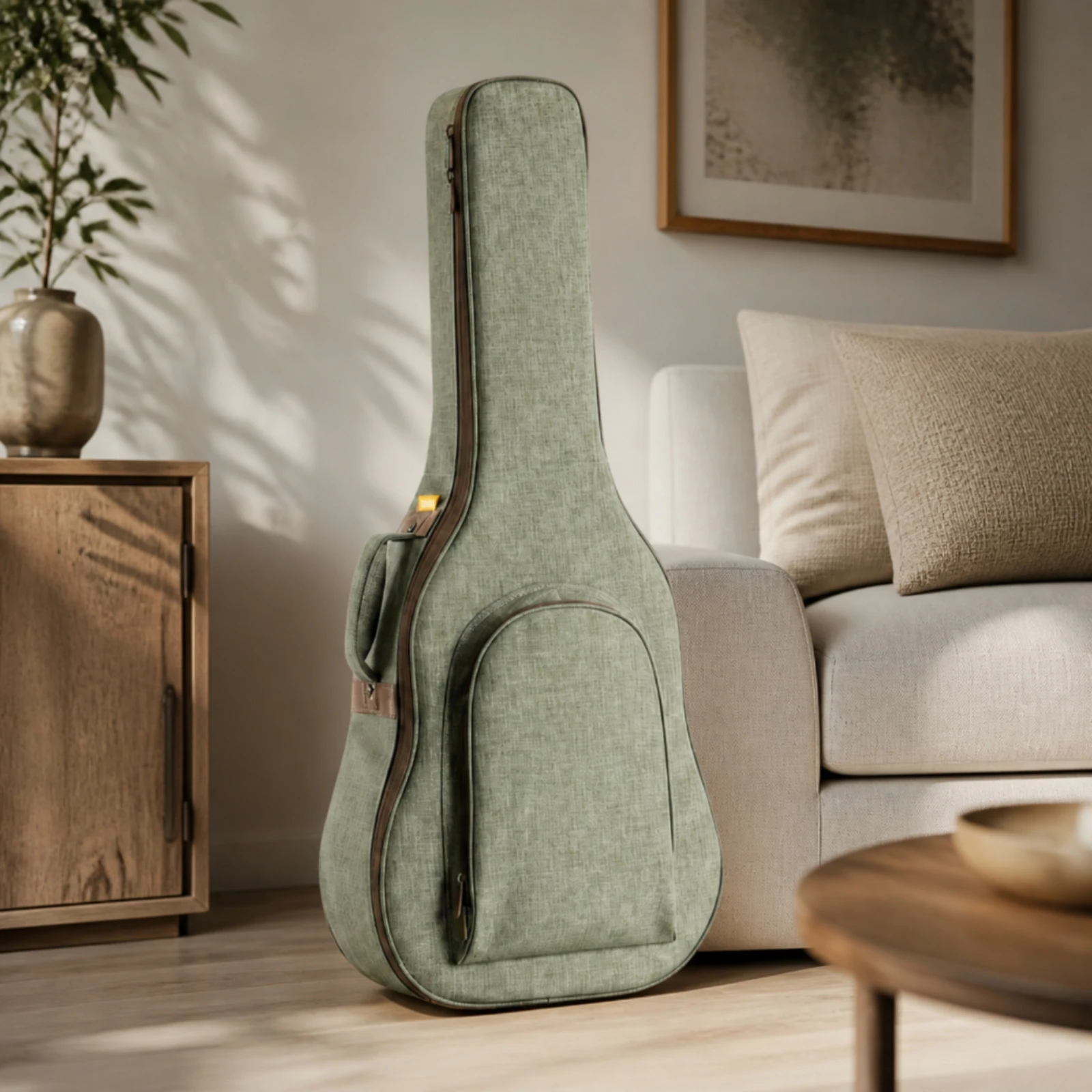 Acoustic Guitar Gig Bag Lightweight Acoustic Guitar Bag Sturdy Scratch-Resistant for Guitarists, Travel, Rehearsals view 5