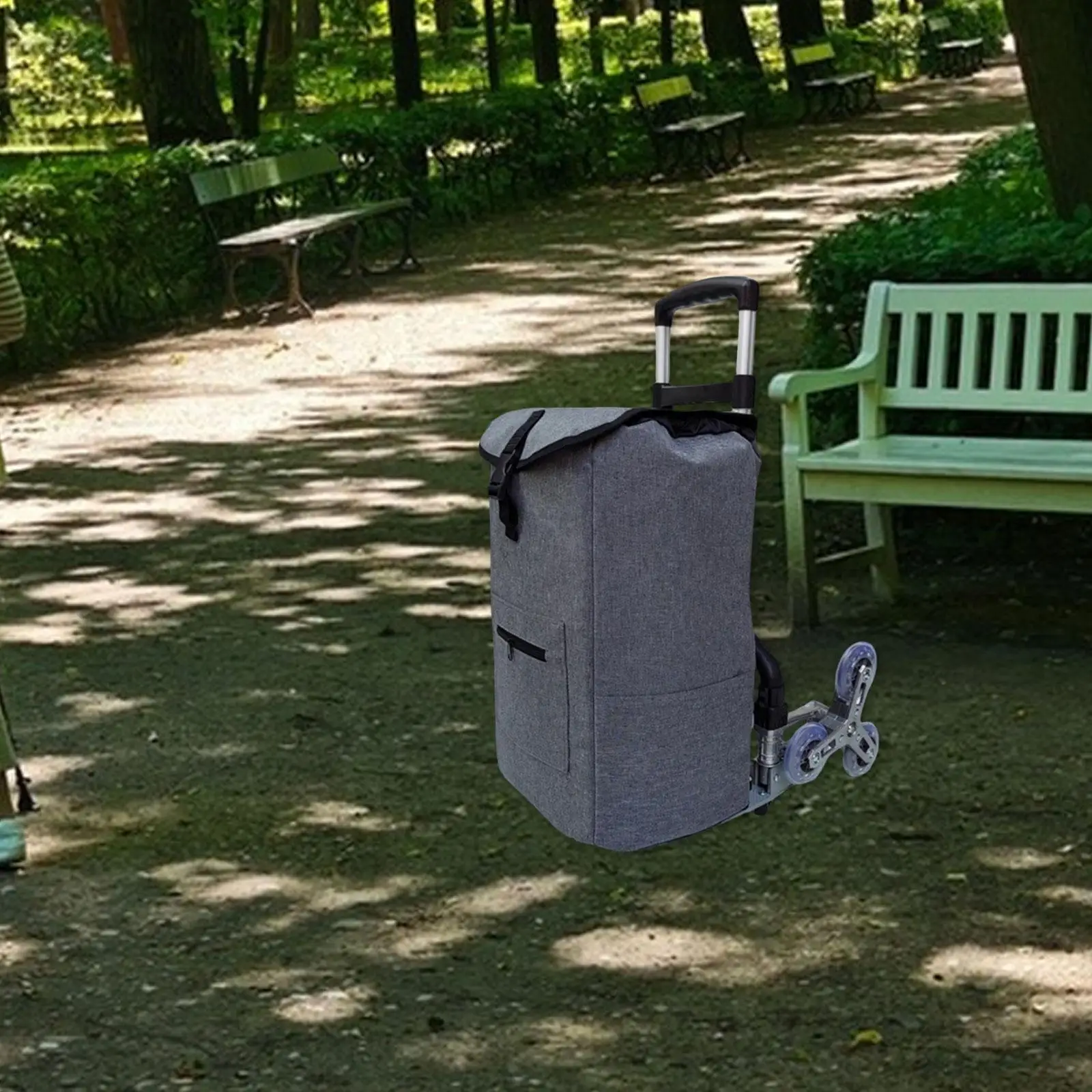 Replacement Bag for Shopping Cart with Side Pockets and Front Pocket Trolley Replacement Bag Waterproof Oxford Cloth for Travel