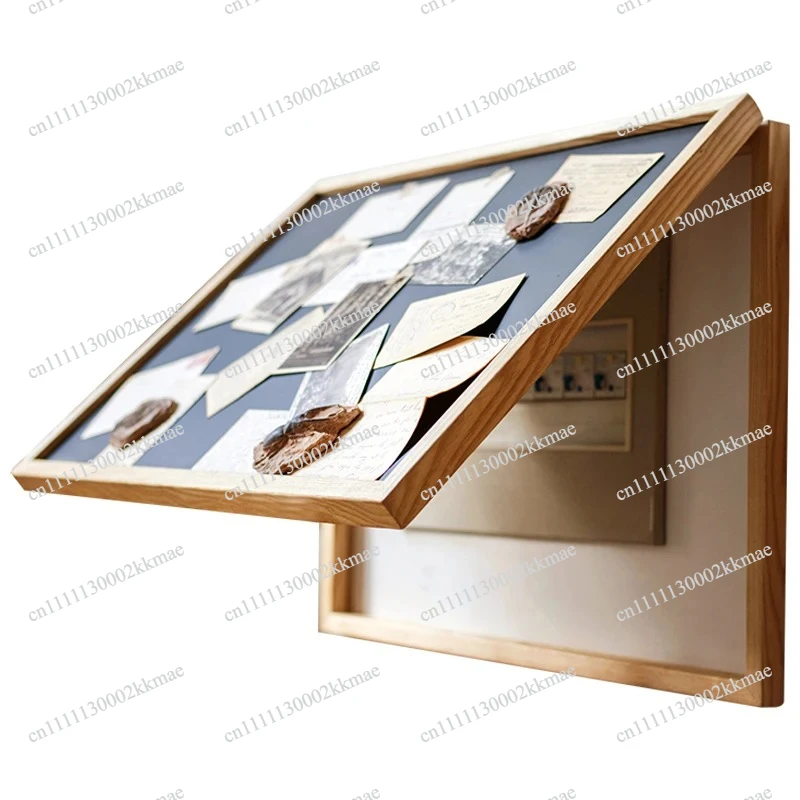 Magnetic Chalkboard Cover for Electrical Panel No Drill Decorative Painting Circuit Breaker Box Concealment Modern Wall Decor