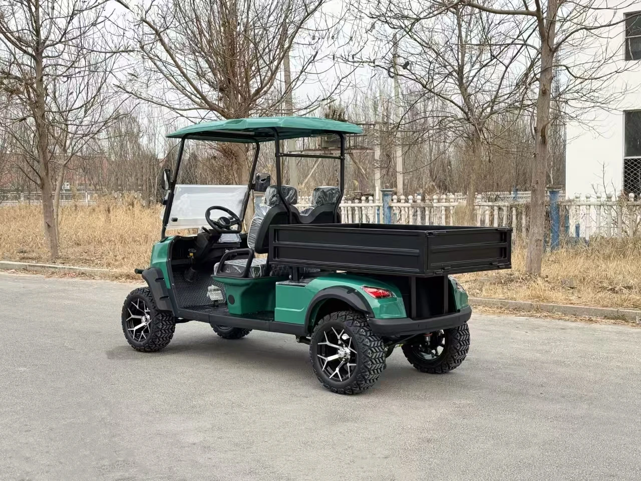 عربة جولف كهربائية تعمل بالبطارية مع صندوق شحن 4 عجلات #3