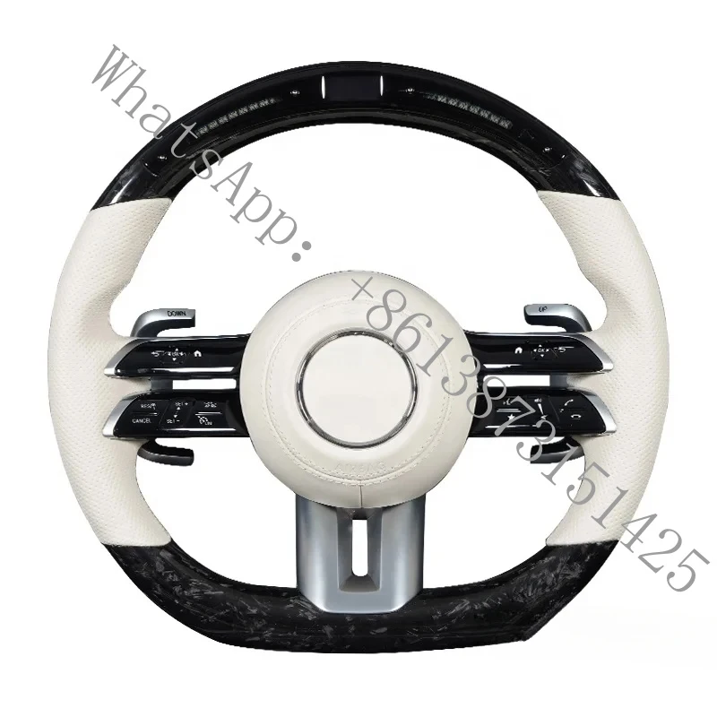 

Suitable C217 W211 W212 W221 W222 S63 C63 GLA45 C43 SLC carbon fiber steering wheel W204 W205 CLA GLA 45 class