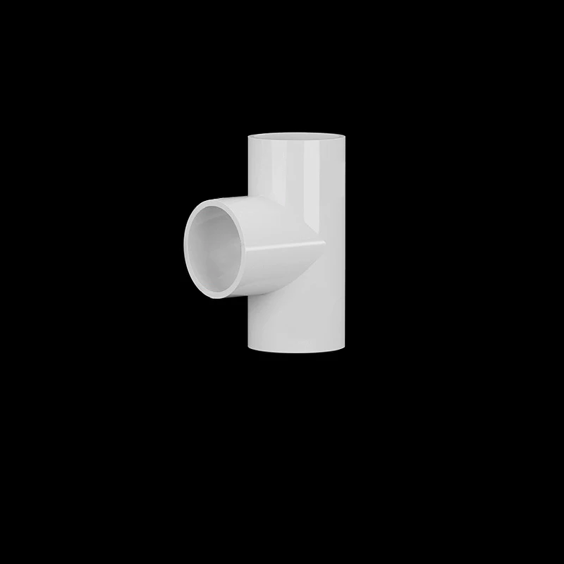 1-20PCS 20-40mm White PVC Water Pipe Tee Equal Diameter Joint Fittings Water Supply Pipes Plastic Drainage Pipes
