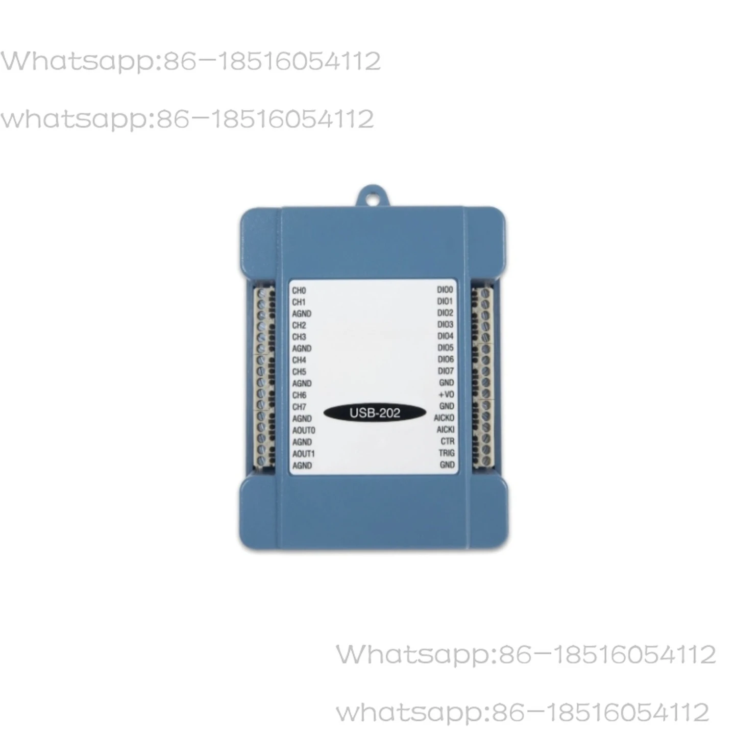 

NI/MCC USB-202 Multi-function Acquisition Card 8 Channels AI Input 2 Channels AO Output 12-bit 100k Sampling