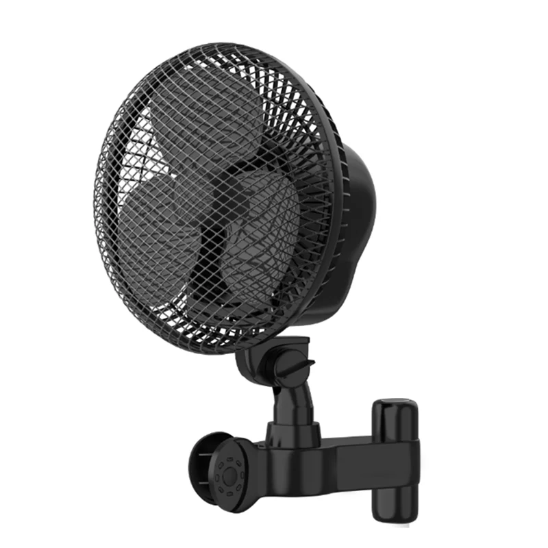 ABKQ-6" Grow Tent Fan Quiet Oscillating Ventilation For Hydroponics Circulation Cooling For Hydroponics, Greenhouses