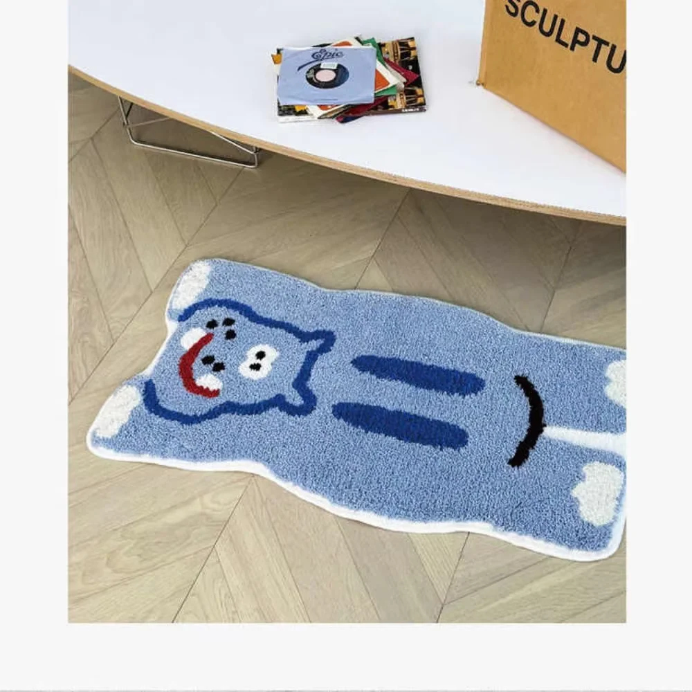 VIKAMA Cartoon Elephant Floor Mat Sofa Carpet Living Room Rug For Bedroom Corridor Carpet Bedside Floor Mat Welcome Mat Home Dec
