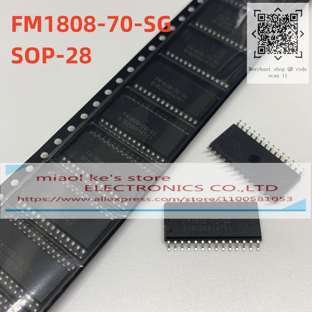 [5PCS]100%New Original: FM1808-70-SG Non volatile memory chip FM1808 SOP-28